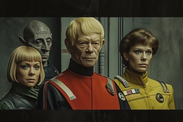 A split image featuring classic Star Wars characters like Luke Skywalker and Darth Vader on one side, and newer characters like Rey and Kylo Ren on the other, representing the intergenerational appeal of the franchise.