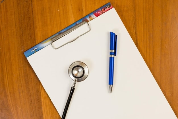A checklist on a clipboard with items related to healthcare compliance, such as 