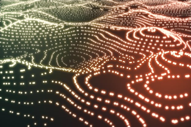 A complex network diagram illustrating interconnected lines of code, algorithms, and data flow. The image should represent the intricate and abstract nature of software and its processes.