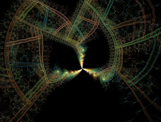 A stylized graphic illustrating the exponential growth of quantum computing power compared to classical computing, visualized as two lines diverging sharply from each other over time.
