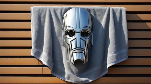 A close-up shot of a meticulously crafted fan-made prop from a popular science fiction movie, displayed prominently at a fan convention booth with other intricate cosplay accessories and art, highlighting the dedication and creativity within fandom.