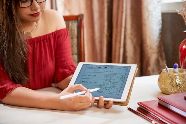 An AI tutor interface displayed on a tablet, showing personalized learning recommendations for a student.