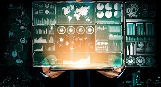 A digital dashboard displaying various compliance metrics and regulatory alerts, illustrating the use of RegTech.