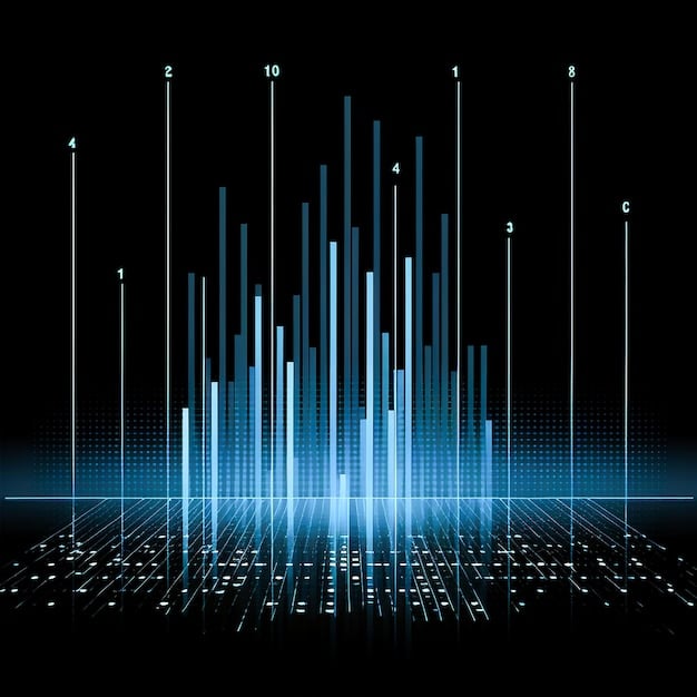 A sleek, futuristic graph displaying upward trends in data analytics, with abstract technological patterns overlaid, representing growth and strategic insight.