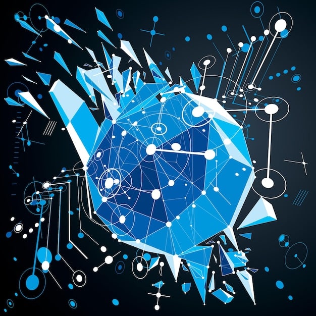 A stylized representation of interconnected global networks, with faint outlines of various technological icons (AI brain, blockchain links, VR headset), against a backdrop of glowing digital data streams.