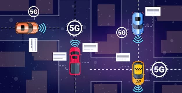 A detailed diagram showing the various sensors on a self-driving truck, including lidar, radar, cameras, and GPS antennas, highlighting the intricate technology involved.
